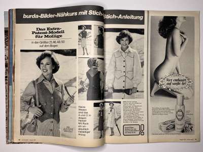 Фотография коллекционного экземпляра №22 журнала Burda 8/1976