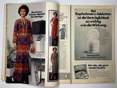 Фотография коллекционного экземпляра №23 журнала Burda 12/1975