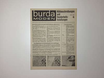 ���������� �54 ������� Burda 6/1967