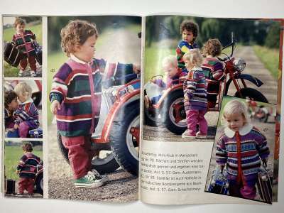 ���������� �19 ������� Burda Baby maschen herbst / winter ���� ������ �������  4/1994