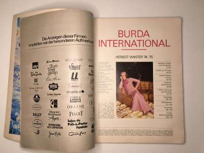  2  Burda. International - 1974/1975