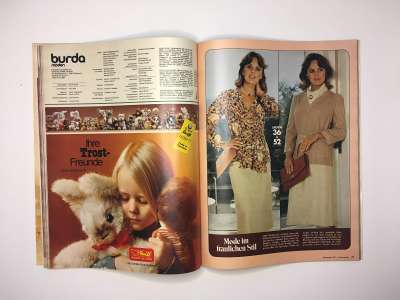 Фотография коллекционного экземпляра №32 журнала Burda 11/1977