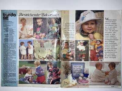 ���������� �2 ������� Burda Baby maschen herbst / winter ���� ������ �������  4/1994