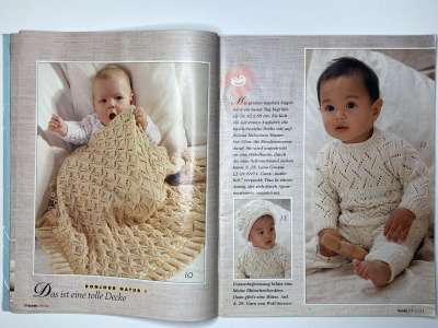 ���������� �7 ������� Burda Baby maschen herbst / winter ���� ������ �������  4/1994