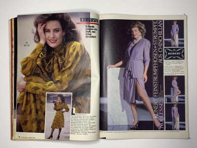 Фотография коллекционного экземпляра №18 журнала Burda 10/1983