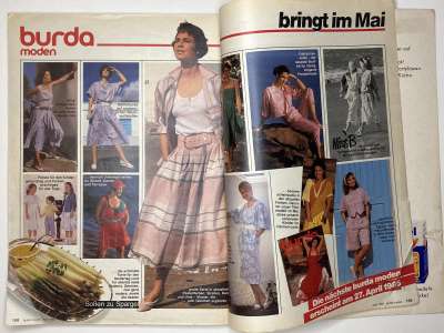 ���������� �84 ������� Burda 4/1985