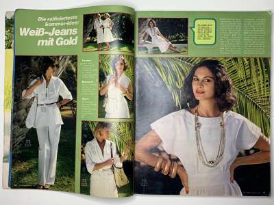 Фотография коллекционного экземпляра №45 журнала Burda 6/1976