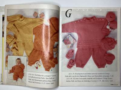 ���������� �6 ������� Burda Baby maschen herbst / winter ���� ������ �������  4/1993
