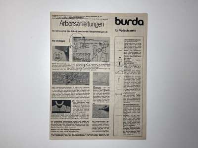 ���������� �15 ������� Burda Plus 4/1975 �330
