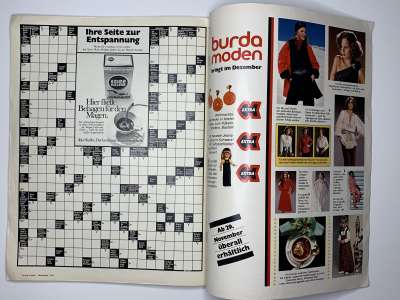 Фотография коллекционного экземпляра №66 журнала Burda 11/1976
