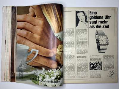 Фотография коллекционного экземпляра №42 журнала Burda 10/1977