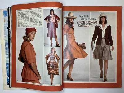 ���������� �14 ������� Burda International fruhling and sommer 1/1974
