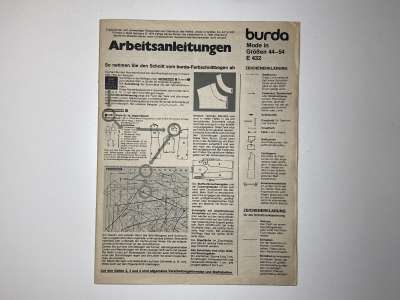 ���������� �16 ������� Burda Plus Februar-Marz 1979 E432