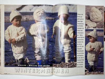 ���������� �15 ������� Burda Baby maschen herbst / winter ���� ������ �������  4/1993