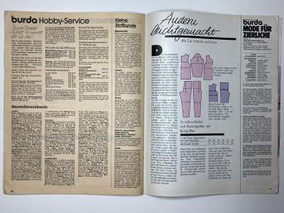 ���������� �10 ������� Burda ���� ��� ��������� 1989 E962