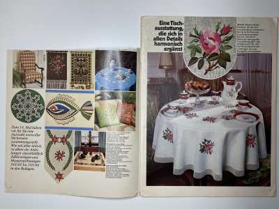 ���������� �1 ������� Burda Groses buntes Handarbeitsheft 1976 E343 ������� ��������� ������ ������ ������