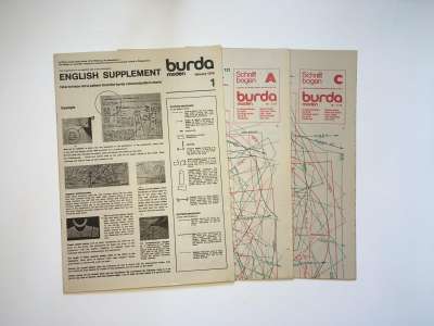 Фотография коллекционного экземпляра №27 журнала Burda 1/1976