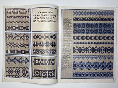 ���������� �3 ������� Burda Kreuzstich Folklore 1978 E411 ������� ���������
