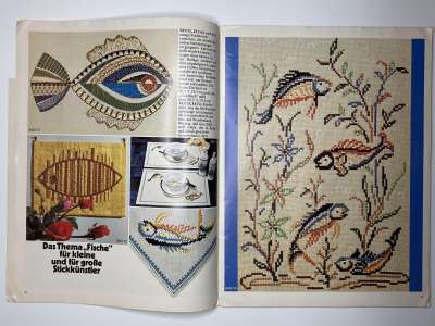 ���������� �6 ������� Burda Groses buntes Handarbeitsheft 1976 E343 ������� ��������� ������ ������ ������