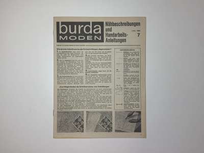 ���������� �45 ������� Burda 7/1966