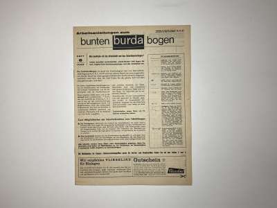 ���������� �35 ������� Burda 8/1962