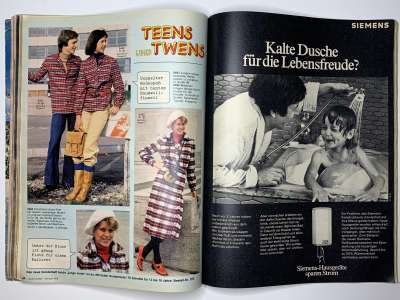 Фотография коллекционного экземпляра №44 журнала Burda 10/1976