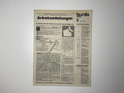 Фотография коллекционного экземпляра №114 журнала Burda 5/1979