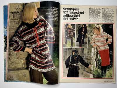 Фотография коллекционного экземпляра №25 журнала Burda 10/1976