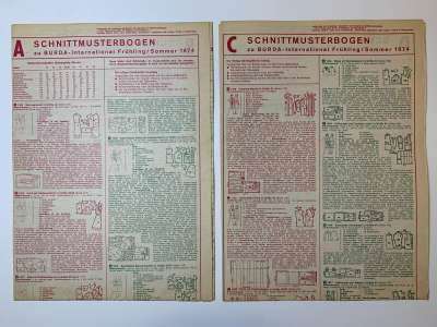 ���������� �99 ������� Burda International fruhling and sommer 1/1974