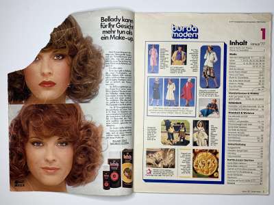 Фотография коллекционного экземпляра №2 журнала Burda 1/1977