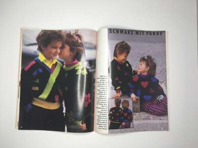 Фотография №13 журнала Burda Дети Модное вязание  3/1989