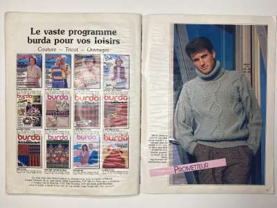 ���������� �23 ������� Burda ������� ��� ���� 1986 Burda special pour Lui E848