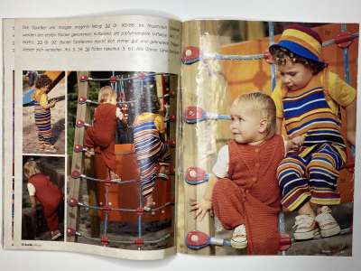 ���������� �22 ������� Burda Baby maschen herbst / winter ���� ������ �������  4/1994
