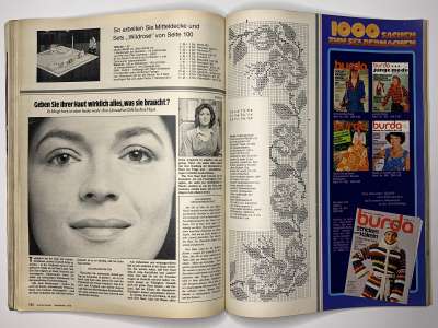 Фотография коллекционного экземпляра №64 журнала Burda 9/1976