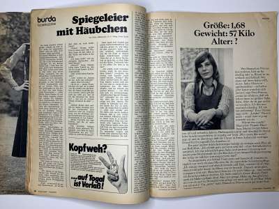 ���������� �31 ������� Burda 8/1974