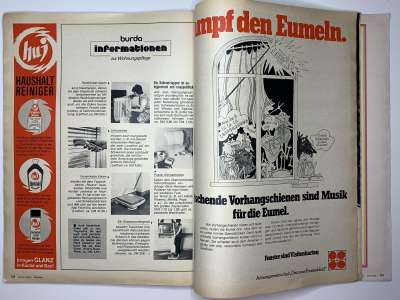 Фотография коллекционного экземпляра №64 журнала Burda 3/1972