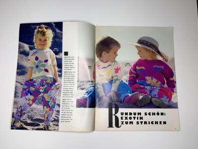 Фотография №3 журнала Burda Дети Модное вязание  2/1989