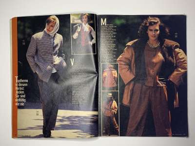 Фотография коллекционного экземпляра №43 журнала Burda 10/1983