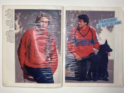 ���������� �������������� ���������� �19 ������� Burda ������� ��� ���� 1986 Burda special pour Lui E848