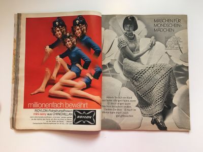 Фотография коллекционного экземпляра №9 журнала Burda 6/1972