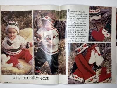 ���������� �������������� ���������� �17 ������� Burda Baby maschen herbst / winter ���� ������ �������  4/1993