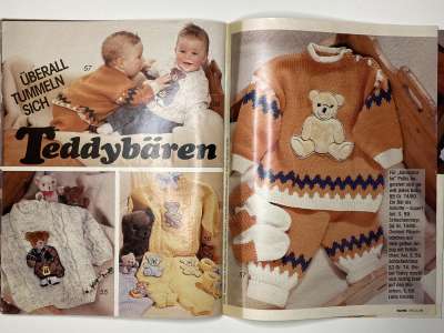 ���������� �������������� ���������� �23 ������� Burda Baby maschen herbst / winter ���� ������ �������  4/1993