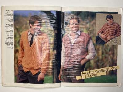 ���������� �������������� ���������� �18 ������� Burda ������� ��� ���� 1986 Burda special pour Lui E848