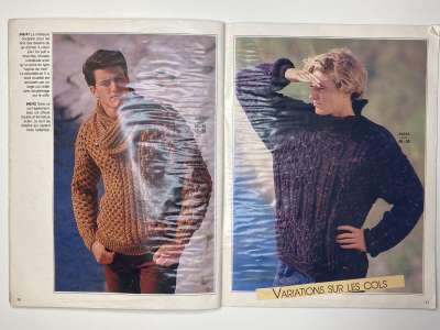 ���������� �������������� ���������� �20 ������� Burda ������� ��� ���� 1986 Burda special pour Lui E848