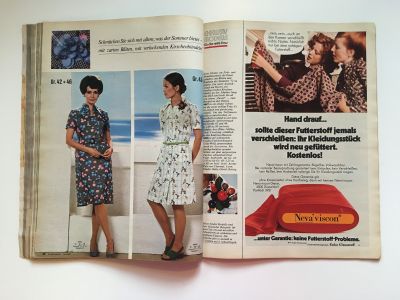 Фотография коллекционного экземпляра №21 журнала Burda 6/1972