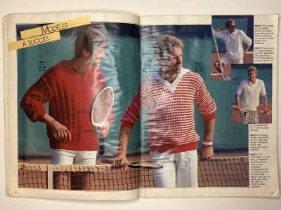 ���������� �������������� ���������� �7 ������� Burda ������� ��� ���� 1986 Burda special pour Lui E848