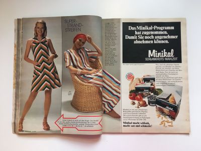 Фотография коллекционного экземпляра №12 журнала Burda 6/1972