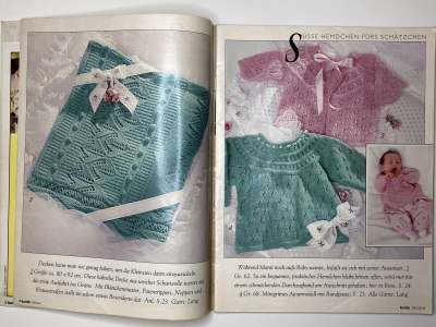���������� �������������� ���������� �1 ������� Burda Baby maschen herbst / winter ���� ������ �������  4/1993