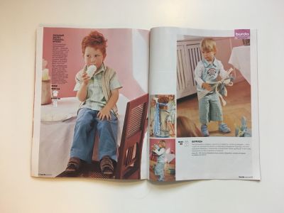 Фотография коллекционного экземпляра №19 журнала Burda Детская мода 1/2005