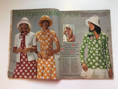 Фотография коллекционного экземпляра №3 журнала Burda 6/1972